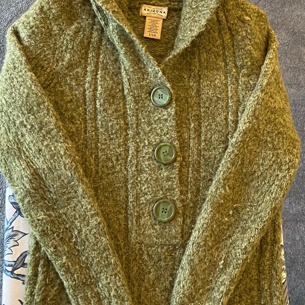 Arizona Jean Hooded Cardigan